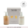 NEOM great day hand wash and lotion offer 'save with a €12 lotion'