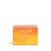 NEOM Happiness scented candle packaging on a white background