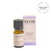 NEOM Bedtime Hero essential oil blend on a white background with subscription roundel
