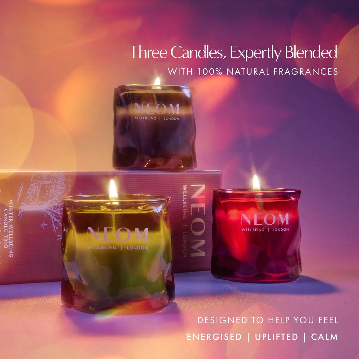 Winter Wellbeing Candle Trio (Worth €72)