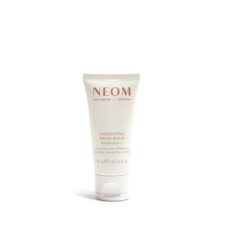 NEOM hand balm on a white background