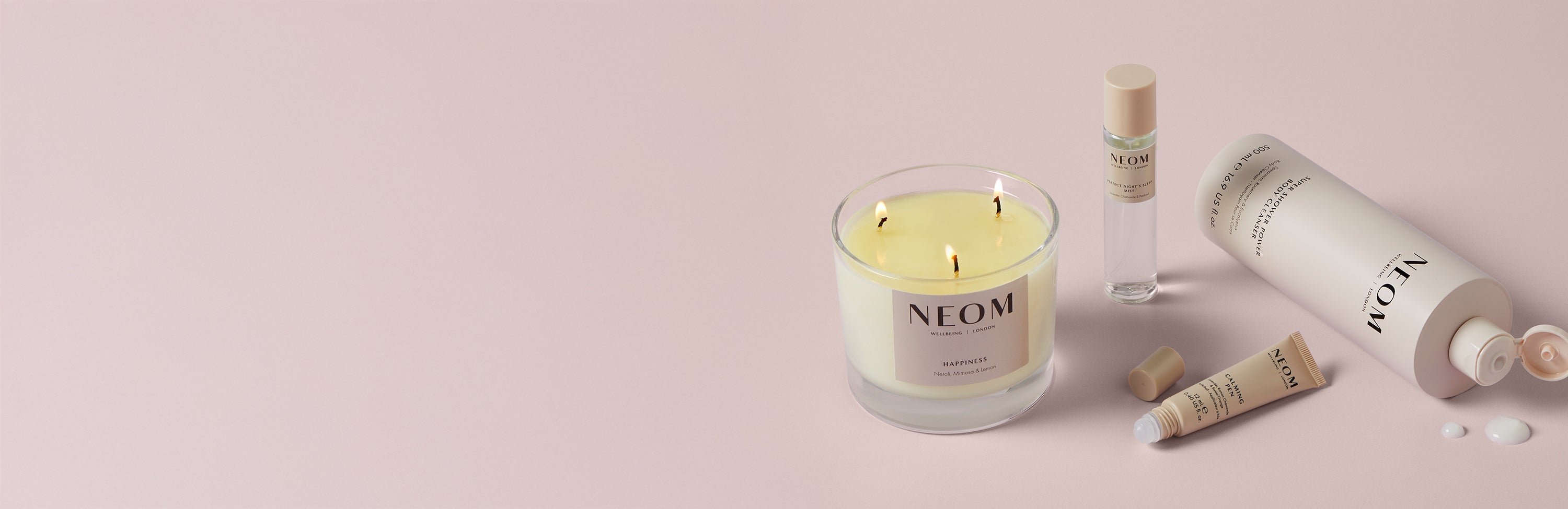 Real Luxury Scent to Destress Candle (1 Wick) | NEOM