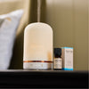 NEOM Wellbeing Pod ceramic diffuser with Real Luxury essential oil blend.