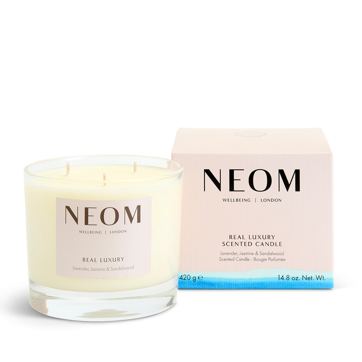 Real Luxury Scented Candle (3 Wick)