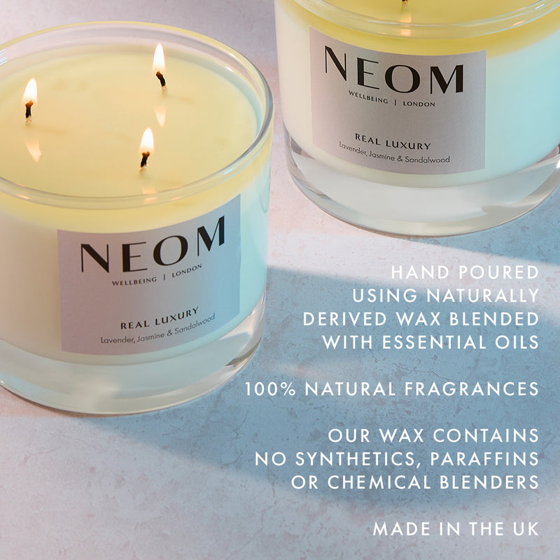 Real Luxury Scented Candle (3 Wick)