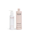 Two NEOM skincare products on a white background