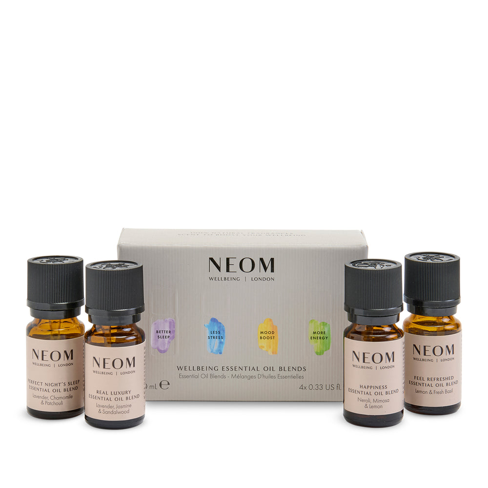 Wellbeing Pod Essential Oil Diffuser & Essential Oil Blends Collection with 3 Pin Plug