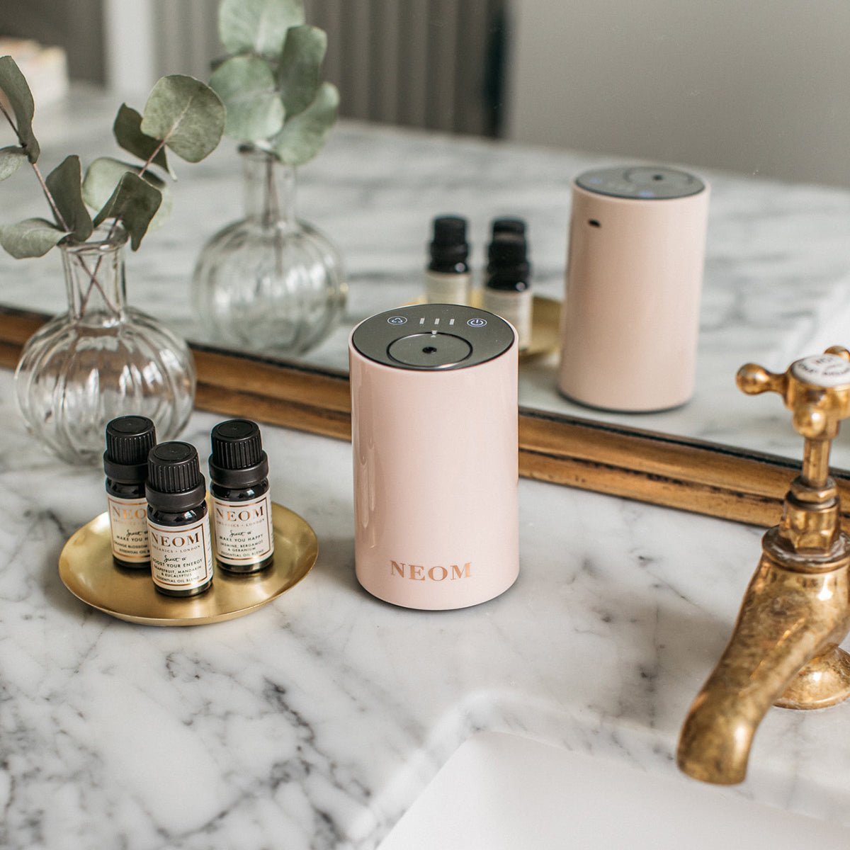 Wellbeing Pod Mini - Waterless Essential Oil Diffuser in Nude